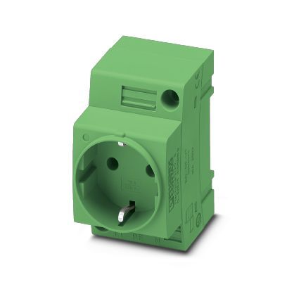 Phoenix Contact Enchufe DIN Verde Serie CF - 0804025