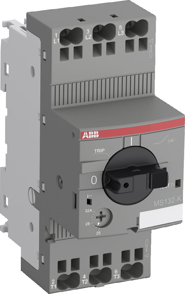 ABB MS132 Interruptor De Protección Del Motor 4.0-6.3A push-in - 1SAM350010R1009