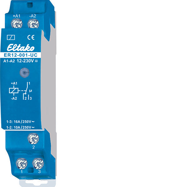 Eltako ER12-001-UC Relé De Conmutación De Riel DIN 16A 250V - 22001601
