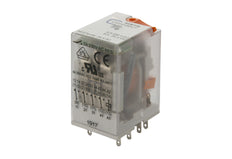 Relé Industrial Metz De 4 Polos 24 V CA Con Indicador LED - 110017101407