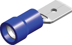 Conector De Espada De PVC Aislado Azul 1.5-2.5mm² - CE120205 [100 Piezas]