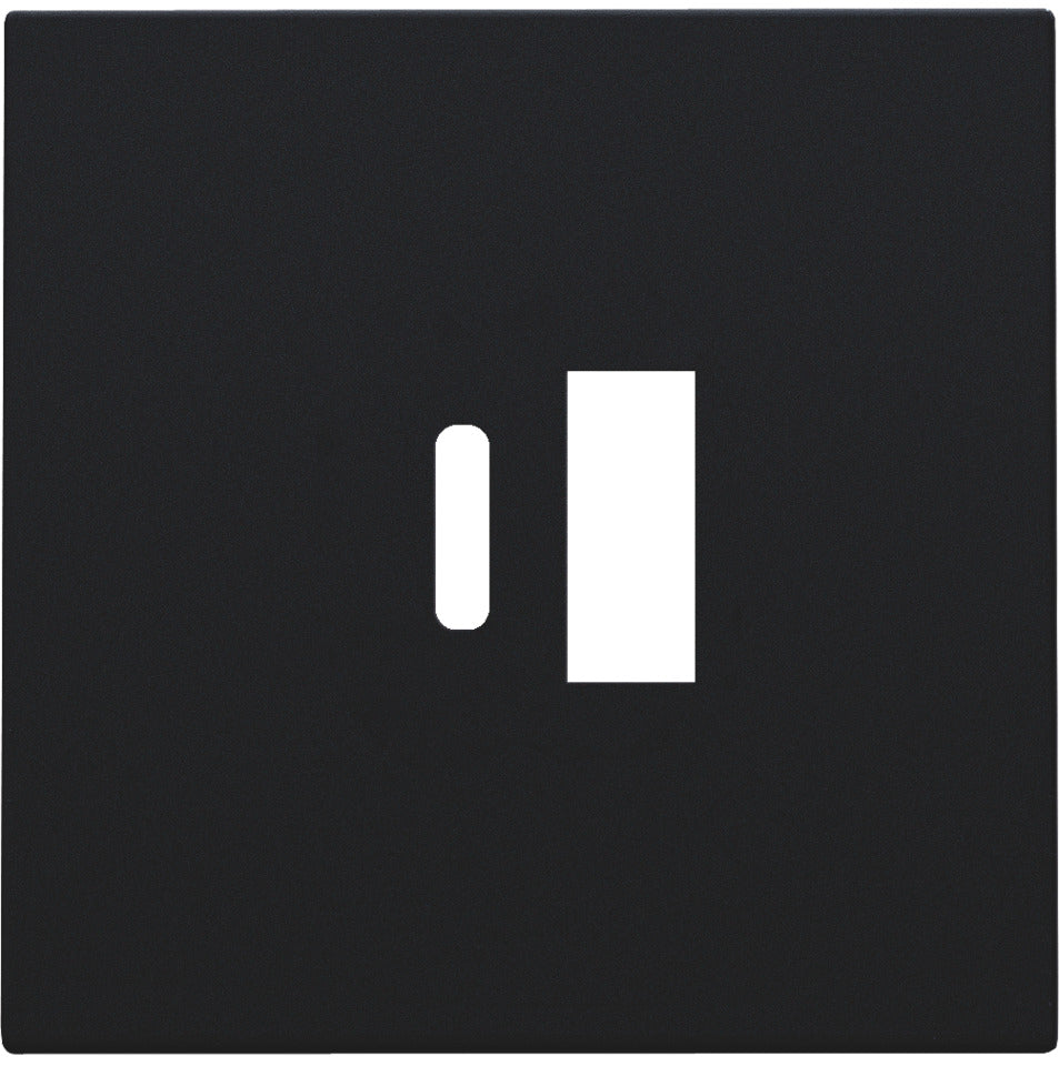 Niko Doble Inteligente Usb-A Y Usb-C Cargador Tapa Negra - 161-68002