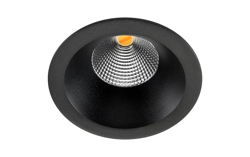 6W Atenuar A Calor LED Foco Empotrado Negro IP54 - 903223