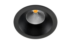 6W Atenuar A Calor LED Foco Empotrado Negro IP54 - 903223