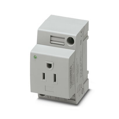Phoenix Contact Enchufe De Riel Din De 15A Con Indicador Led - 0804155