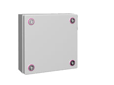 Rittal KX Caja De Terminales De Acero 200x200x80mm RAL7035 - 1516000