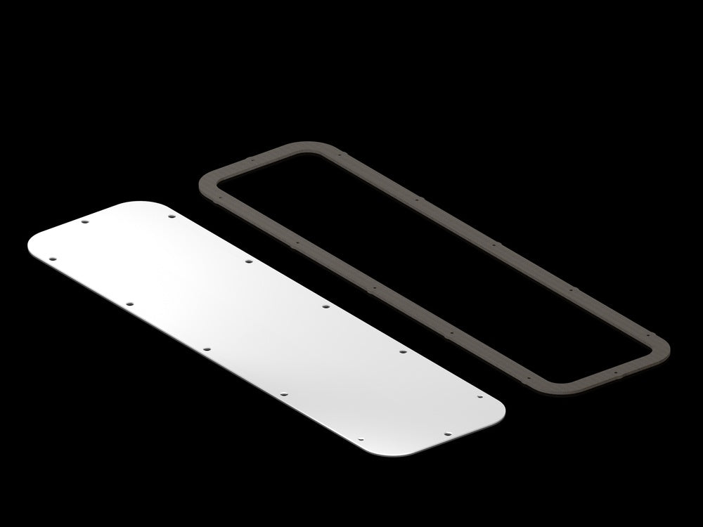 Rittal AX Placa De Pasaje De Acero 534x149mm RAL7035 - 5051399