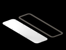 Rittal AX Placa De Pasaje De Acero 534x149mm RAL7035 - 5051399
