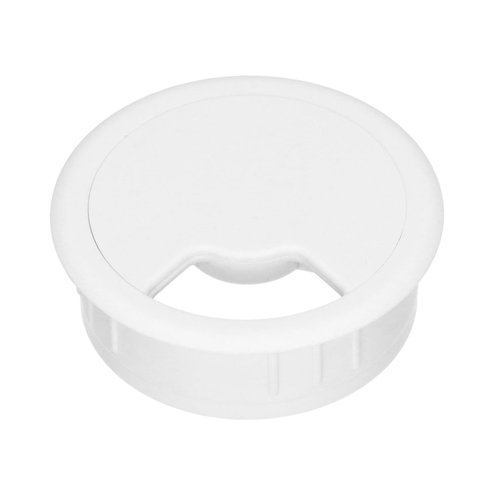 Grommet De Cable De Escritorio Blanco De 60mm - 49.80.021 [2 Piezas]