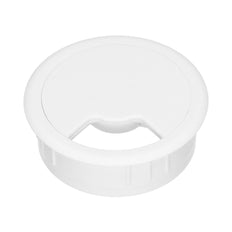 Grommet De Cable De Escritorio Blanco De 60mm - 49.80.021 [2 Piezas]