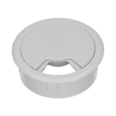 Grommet De Gestión De Cables De Escritorio De 60mm Gris Claro - 49.80.020 [2 Piezas]