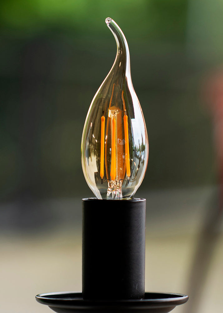 Bailey Led Filamento Vela E14 4W 2200K Oro Regulable - 143055 [2 Piezas]