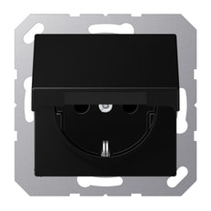 Toma De Corriente De Pared Jung A500 16A 250V IP44 Con Tapa De Seguridad - A1520BFKIKLSWM