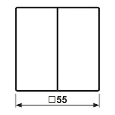 Jung Knx F10 Interruptor De Doble Palanca Blanco Alpino As500 - As102ww