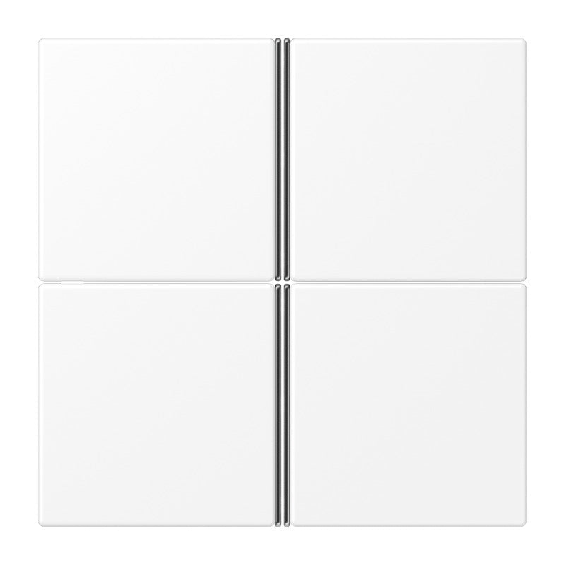 Jung F40 LS 4 Botón Panel De Control KNX Mate Blanco - LS404TSAWWM