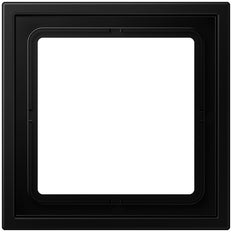 Jung LS-ZERO Marco De Tapa Simple Negro Mate - LSZ981BFSWM