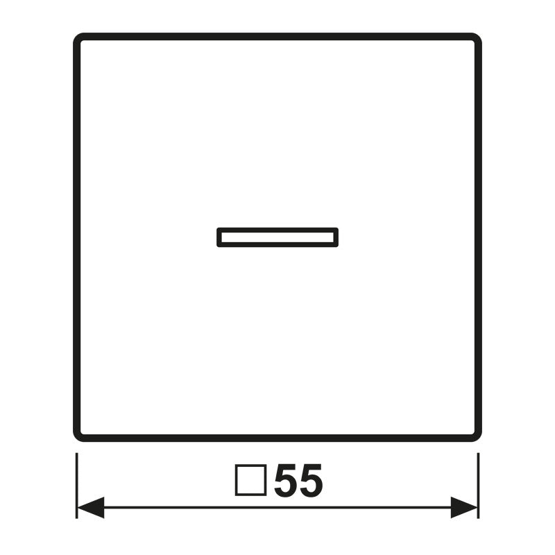 Jung Home A500 Grafito Negro Control Inteligente De Persianas Tapa - BTA17101SWM