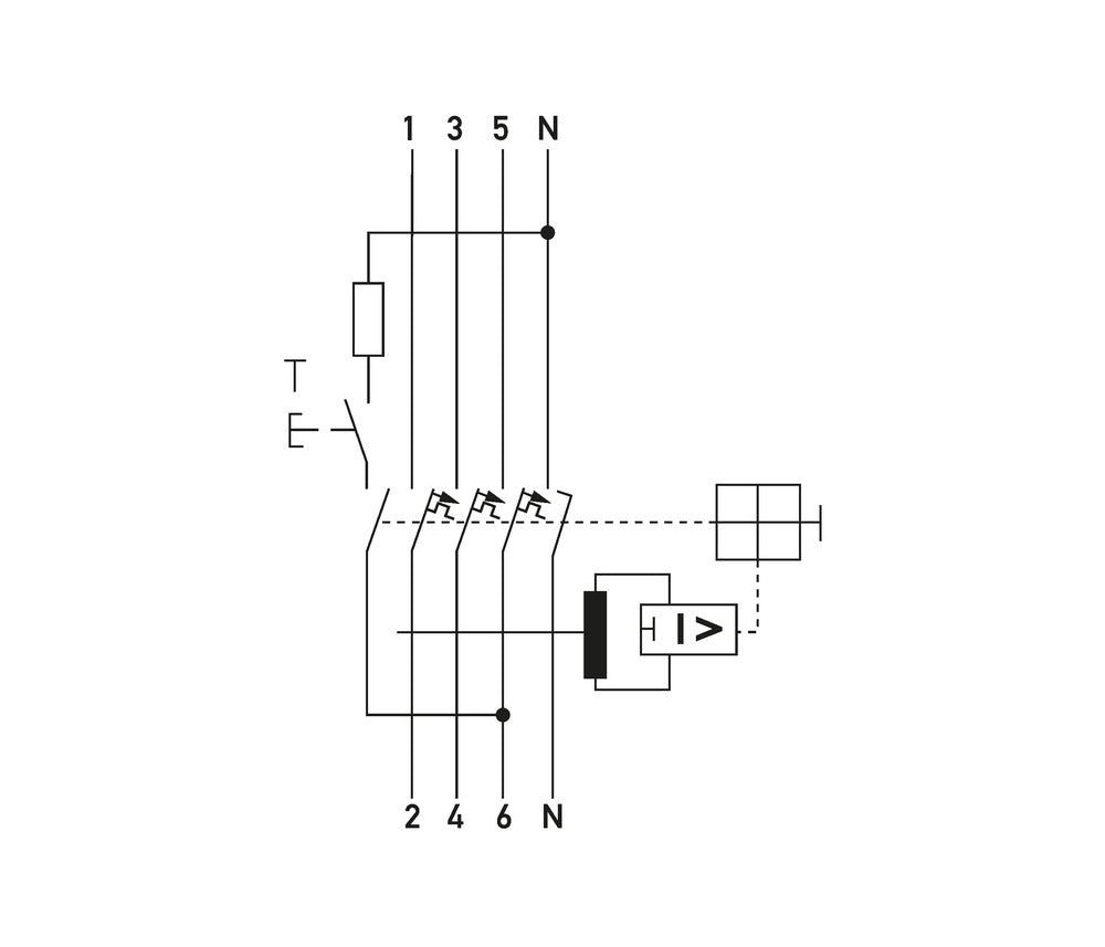 Interruptor Diferencial Doepke Tipo A 16A 30mA 3P+N - 09945104
