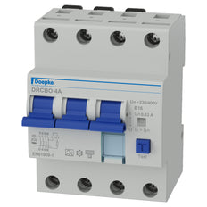 Interruptor Diferencial Doepke Tipo A 16A 30mA 3P+N - 09945104