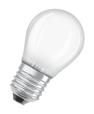 OSRAM LED Clásico P40 4W E27 2700K Globo Esmerilado - 4058075437067 [2 Piezas]