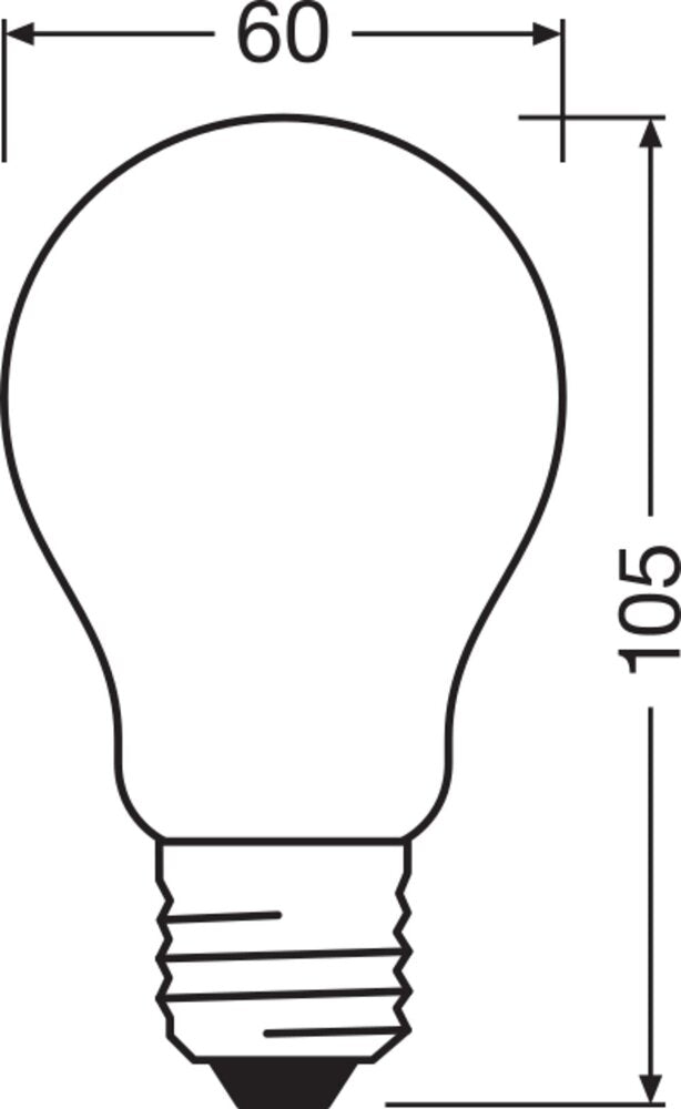 Osram Led E27 11W Regulable Bombilla Clásica 4000K - 4058075434707