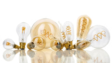 Bailey Espiral Básica G95 LED Filamento Globo Lámpara E27 4W Oro - 144338