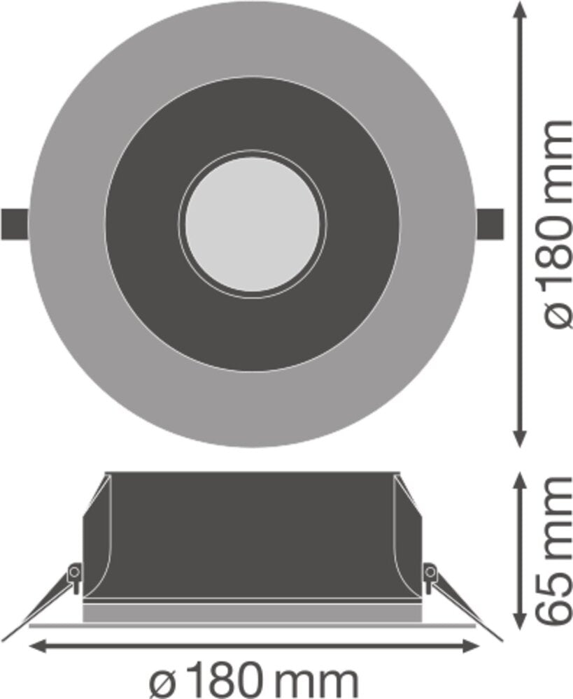 Downlight LED De Bajo Deslumbramiento UGR19 DN155 14W IP54 - 4058075459137