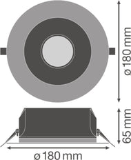 Downlight LED De Bajo Deslumbramiento UGR19 DN155 14W IP54 - 4058075459137