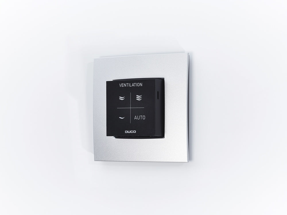 Sensor De Habitación CO2 Duco RF Cableado Negro - 0000-4603