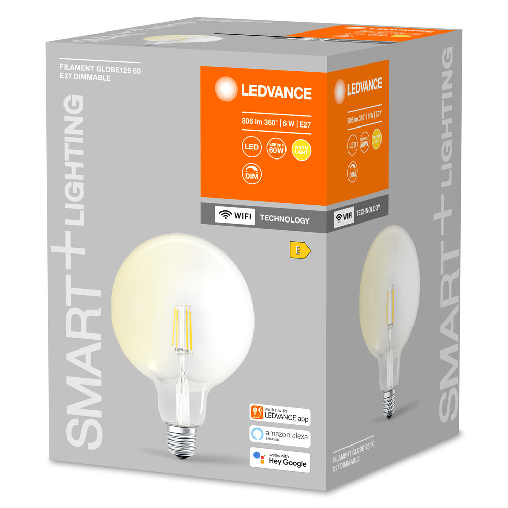 LEDVANCE Smart+ Wifi Globo Filamento Led E27 5.5W Regulable - 4058075528291