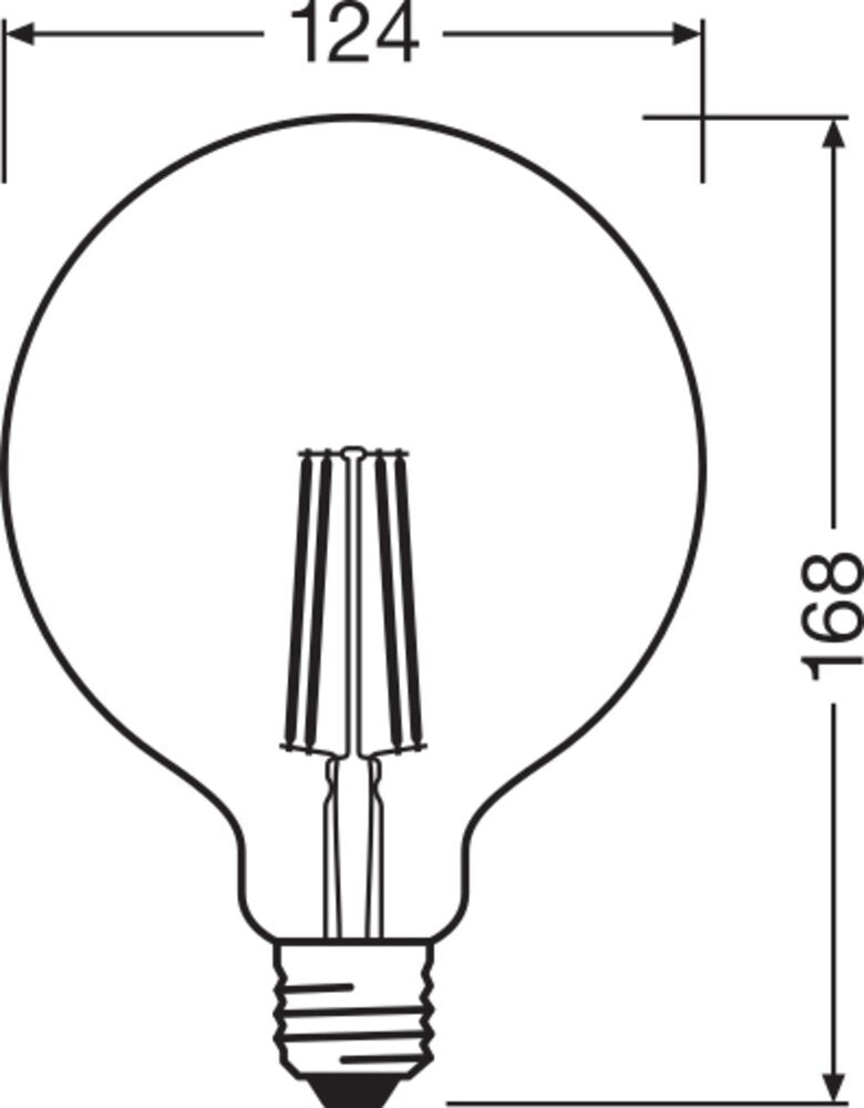 LEDVANCE Smart+ Wifi Globo Filamento Led E27 5.5W Regulable - 4058075528291