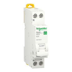 Schneider Electric Resi9 MCB 20A Monopolar Más Neutro - R9P09620