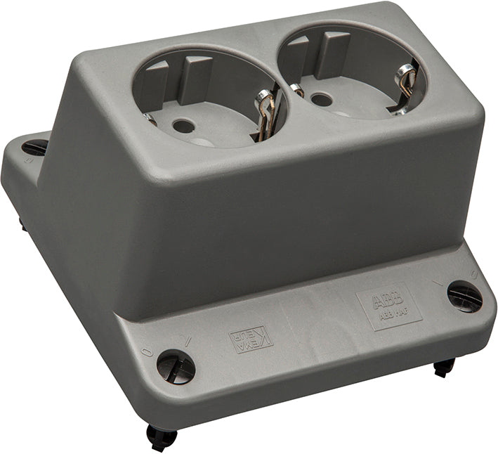 ABB 3640 Tapa Con Salidas De Enchufe Aterrizadas Dobles - 1SPA007130F9230