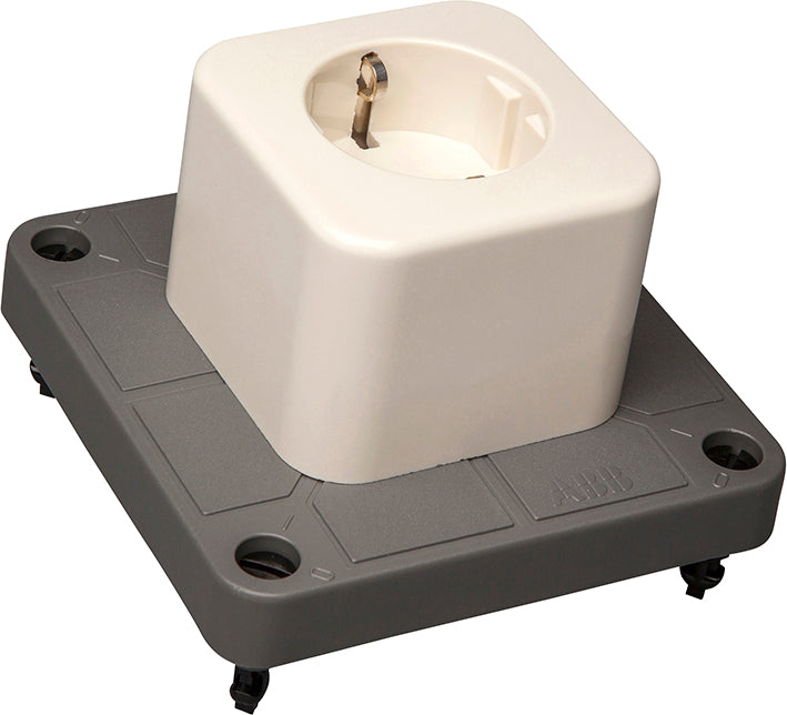 ABB Tapa 3640 Enchufe Schuko Simple Plástico Reciclado - 1SPA007130F9212 [25 Piezas]