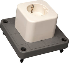 ABB Tapa 3640 Enchufe Schuko Simple Plástico Reciclado - 1SPA007130F9212 [25 Piezas]