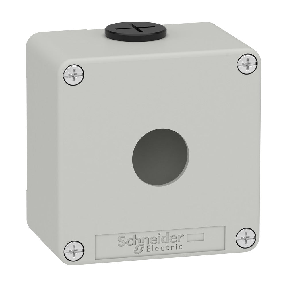 Caja De Control De Un Solo Orificio RAL7035 Gris - XAPD1201
