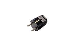 Enchufe Aterrizado Profesional MK Negro Duroplast - 614/SW [10 Piezas]