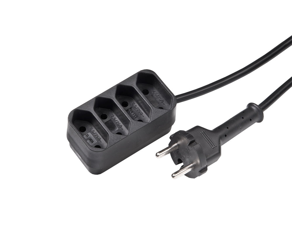 Regleta De Alimentación Euro De 4 Vías Martin Kaiser 2.5A No Aterrizada - 1014ZL/15/SW [2 Piezas]