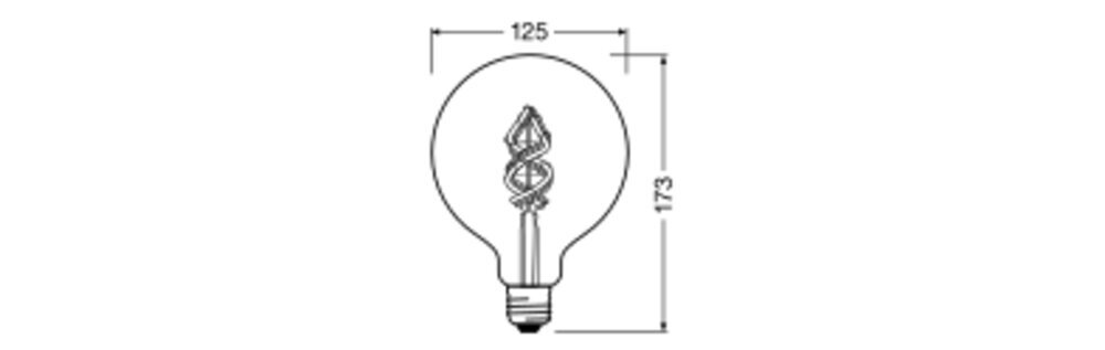 LEDVANCE Smart+ Wifi Globe RGBW Filamento LED E27 4.5W - 4058075609938