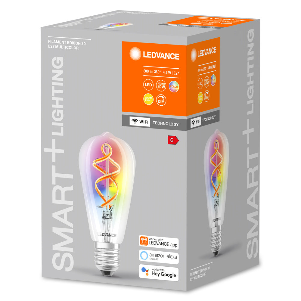 Bombilla Filamento Rgbw Edison Wifi Inteligente E27 4.5W - 4058075609914