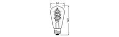 Bombilla Filamento Rgbw Edison Wifi Inteligente E27 4.5W - 4058075609914