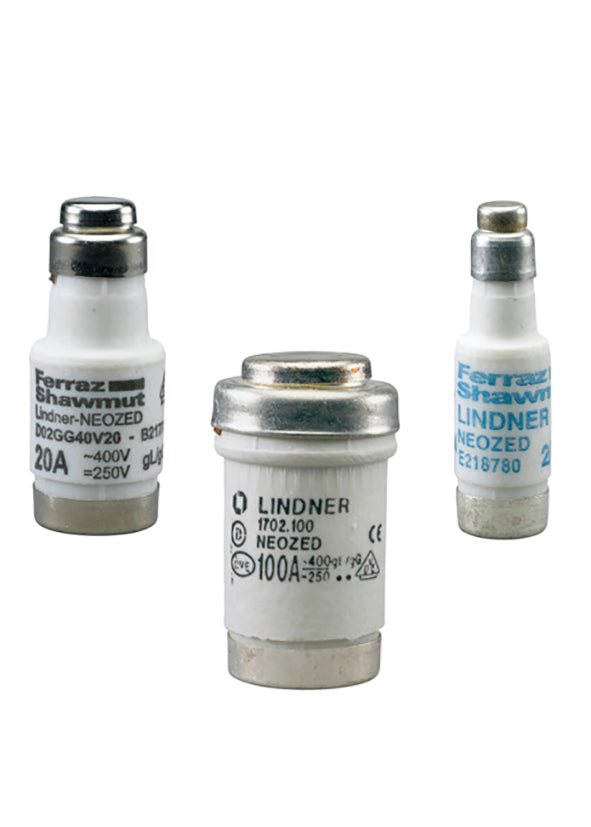 D02 Neozed GG Enlace De Fusible 20A 400VAC - B217742 [10 Piezas]