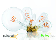 Bailey Enrollado Led T45 E27 Regulable 3.2W Bombilla De Filamento - 145011