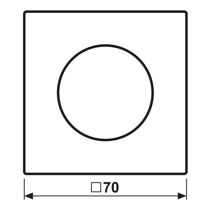 Jung Rango LS Clásico Latón Placa De Tapa Dimmer - ME1740C
