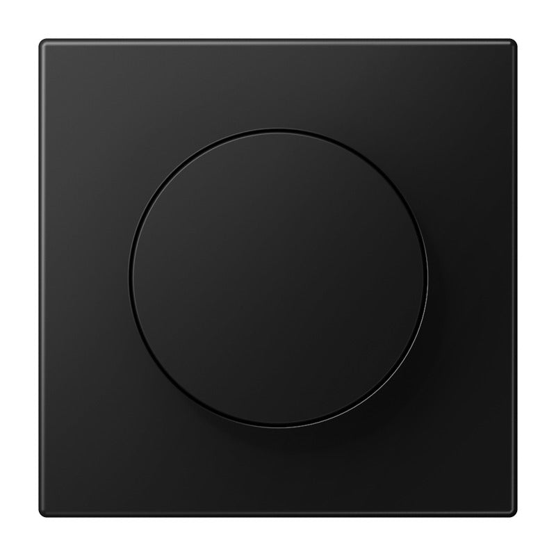 Jung LS Rango Regulador Rotativo Tapa Grafito Negro Mate - LS1740SWM