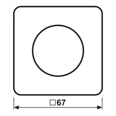 Jung Cd Rango Regulador Rotativo Tapa Blanco Alpino - Cd1740ww
