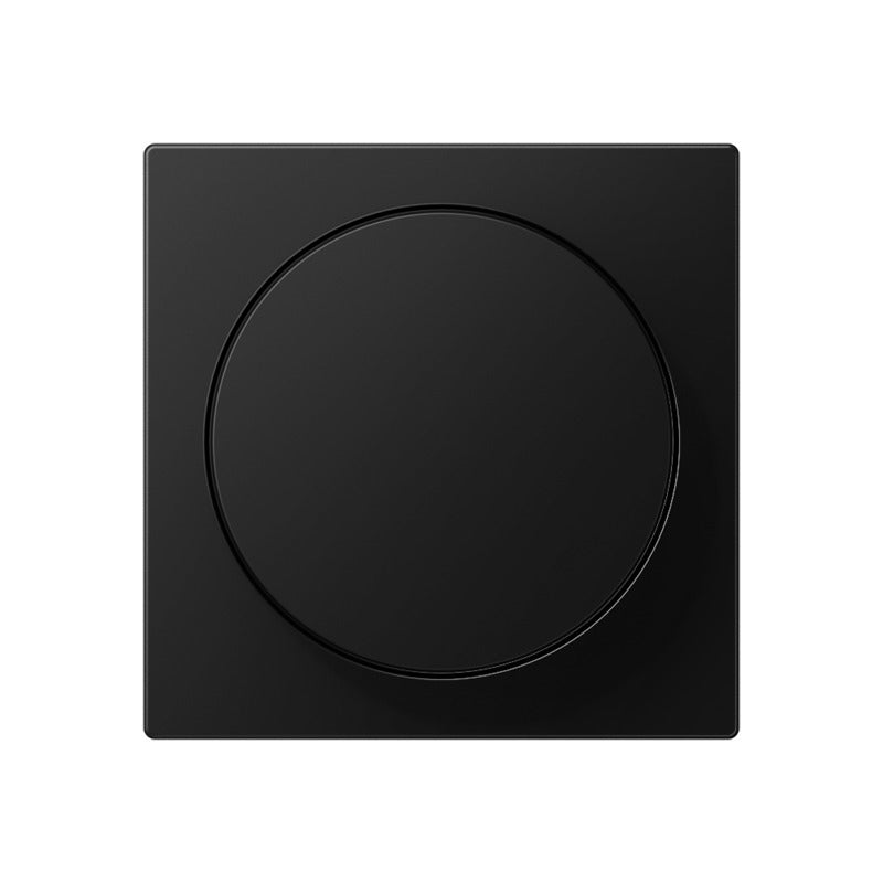 Jung A Serie Tapa Regulador Rotativo Negro Mate - A1740BFSWM