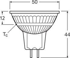 OSRAM LED SuperStar MR16 3.4W GU5.3 2700K Foco Regulable - 4058075796690