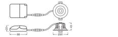 LEDVANCE Foco LED Empotrable Ajustable 8W IP20 - 4099854000140