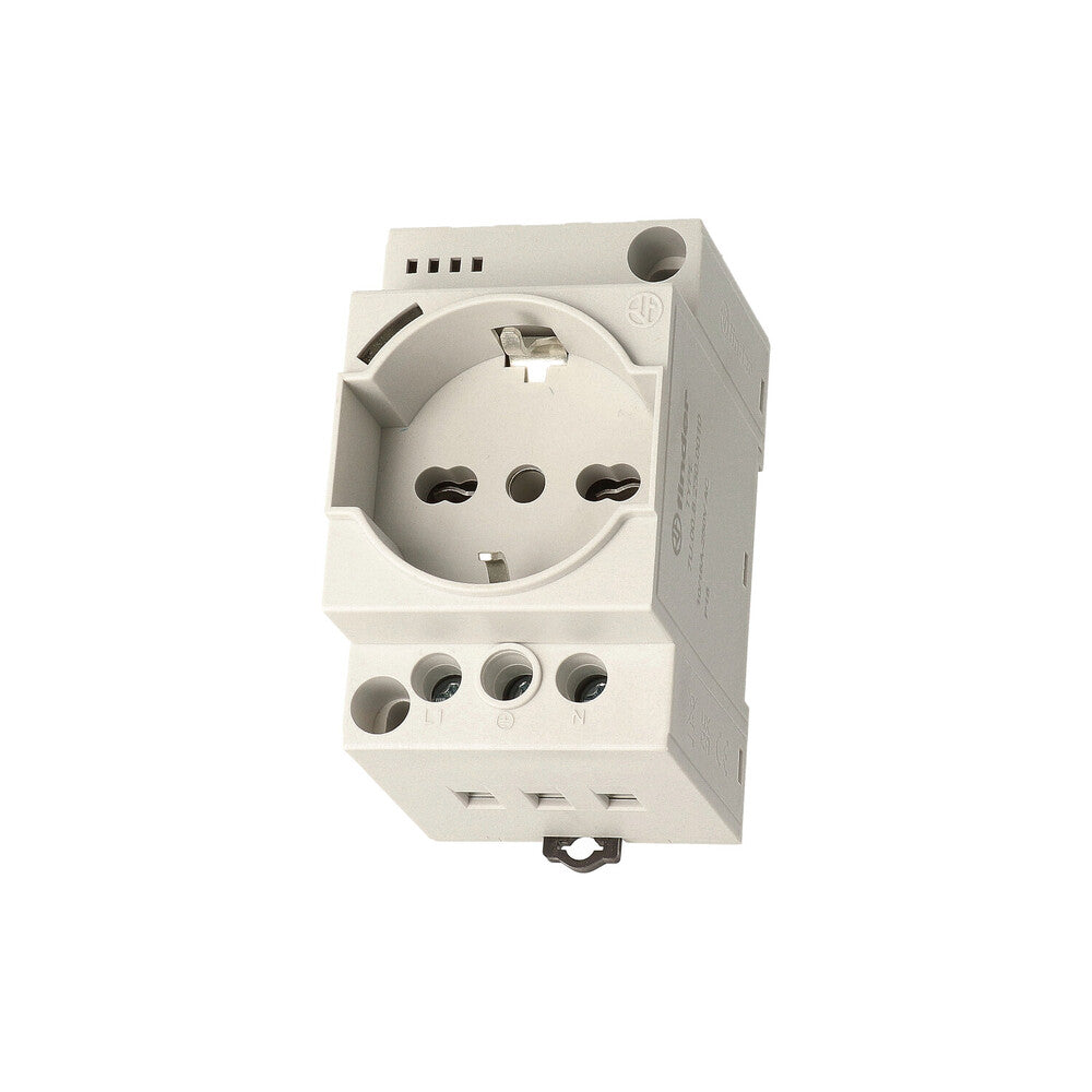 Enchufe Finder Con Led 16A 250 V Ca Gris - 7U.00.8.230.0010